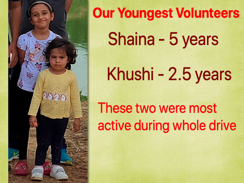 Khushi & Shaina youngest green warriors